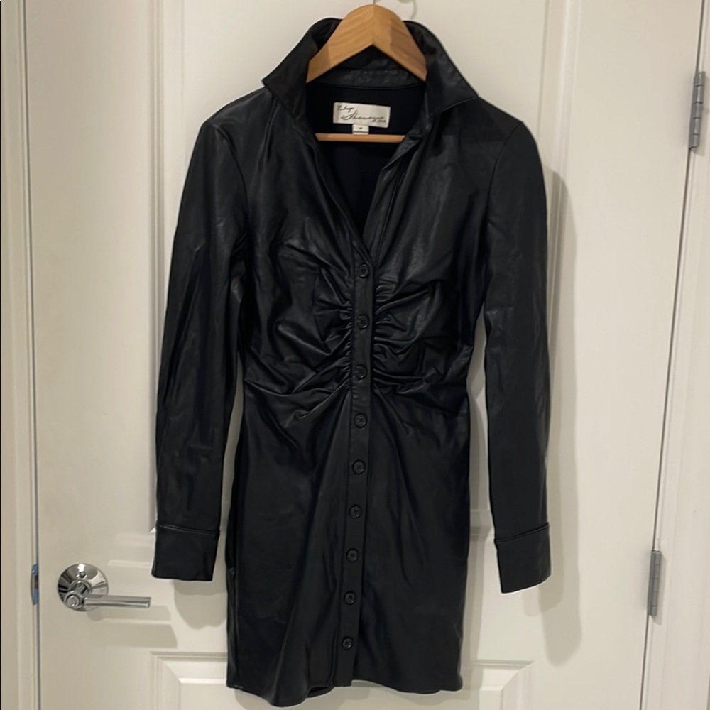 Vintage Havana Black Button-Down Dress